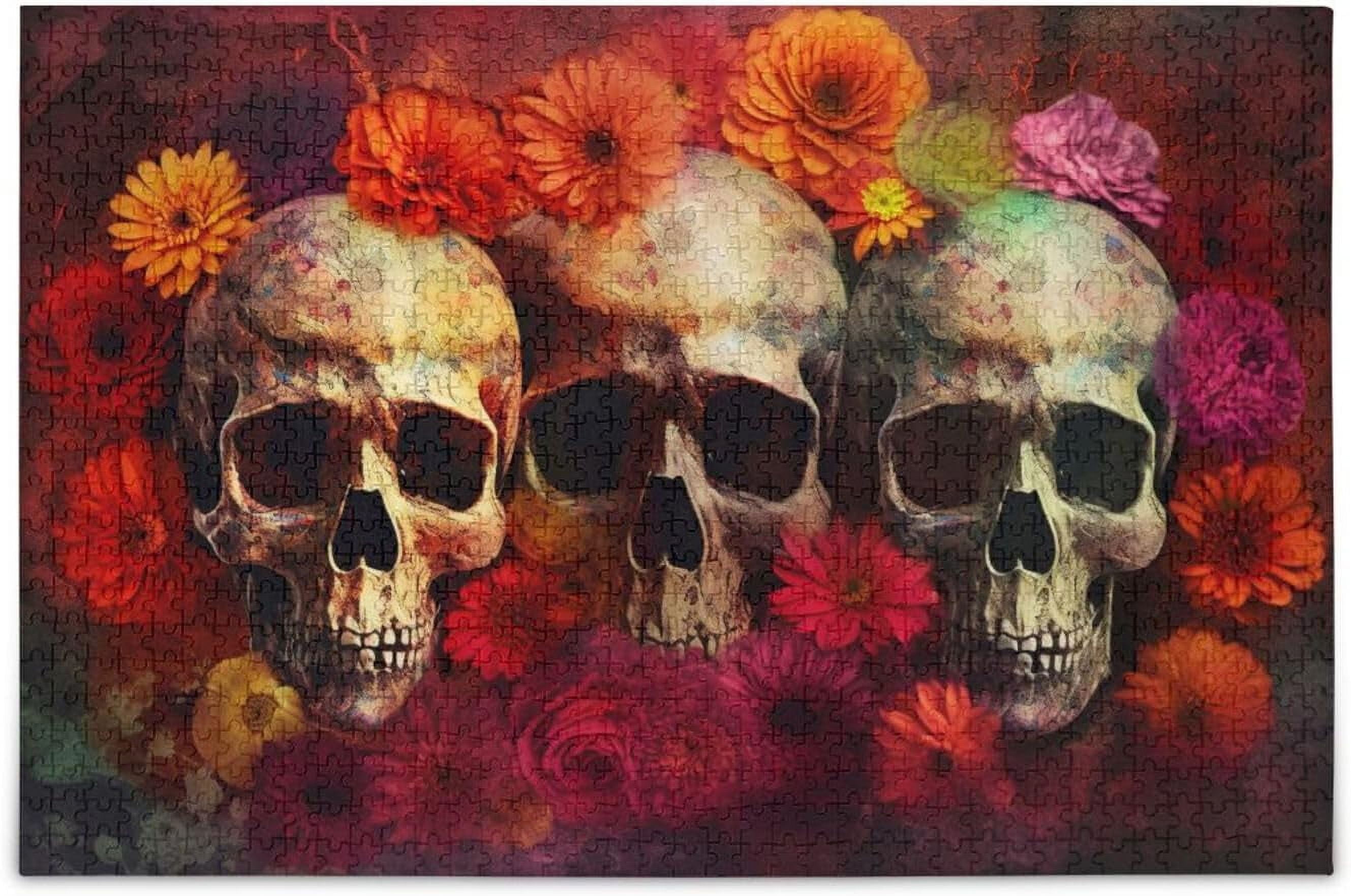 その他 Jigsaw Puzzle / SKULLS &amp; FLOWERS Zingaro Jigsaw Puzzle / SKULLS & FLOWERS Zingaro