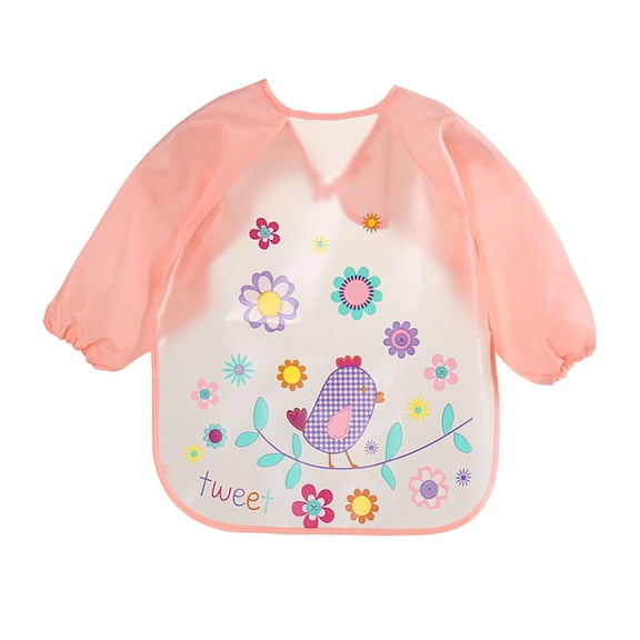Painting Smock, 1-3 Years, Bird, Tie, 1pc