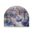 thumbnail image 1 of Painting Snow Houses Trees Napkin Holder for Table Clear Napkin Stand Paper Holder Acrylic Organizer Dispenser Napkins for Dinner Kitchen Restaurant Room, 1 of 8