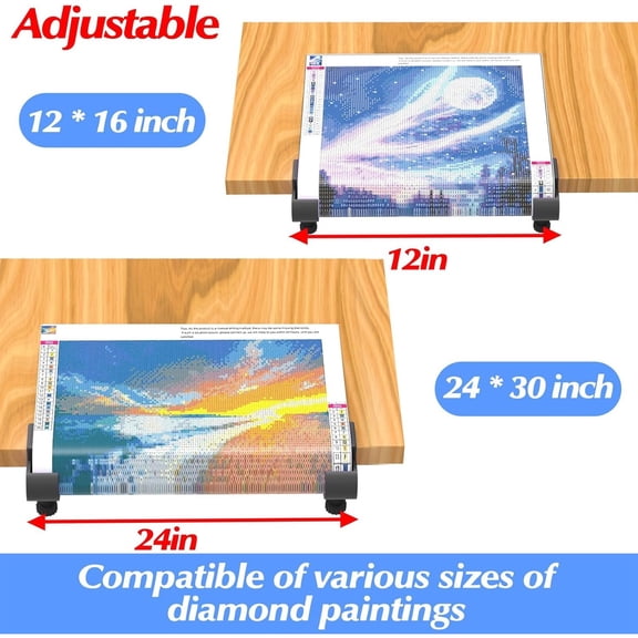 Painting Table Clamps Canvas Holder With Screws, 3D Printed Craft Desk Organizer, Art And Craft Accessory (J)