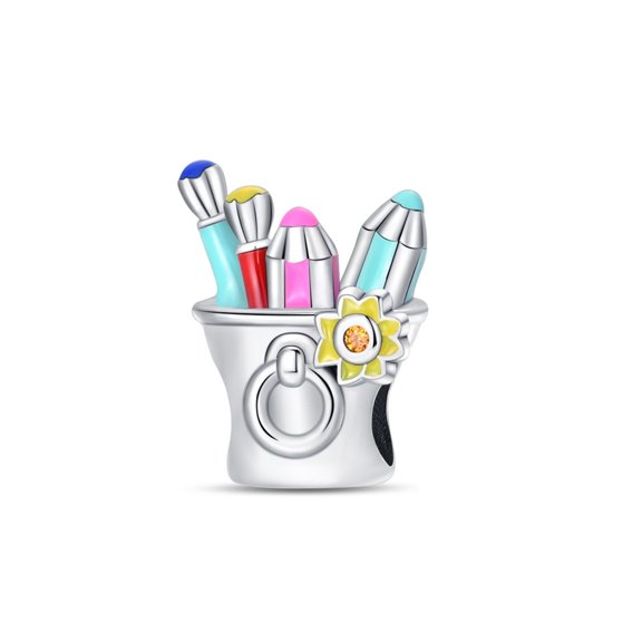Painting Tools Charm, Compatible with Most Bracelet, Charm for Bracelet