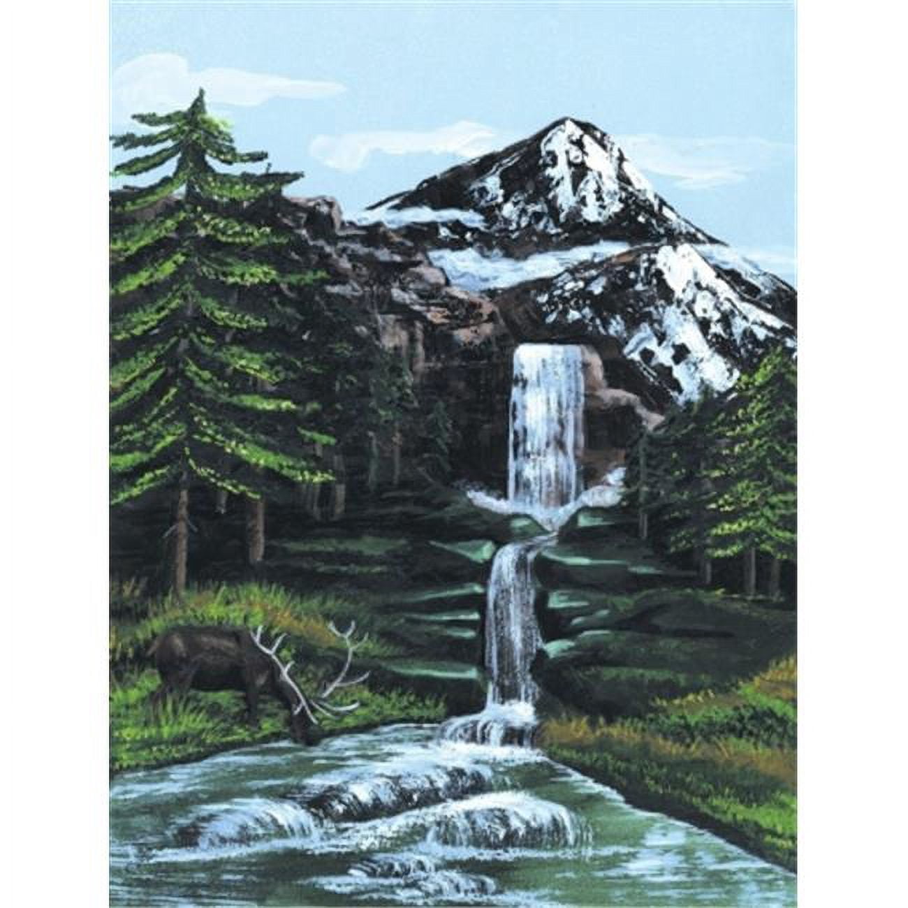 Painting by Numbers 9 x 12 Artist Canvas Series Set Mountain