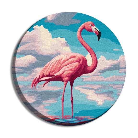Wizardi Painting by Numbers on a Stretcher kit - Exquisite Flaming KHO-R1022 Ideyka