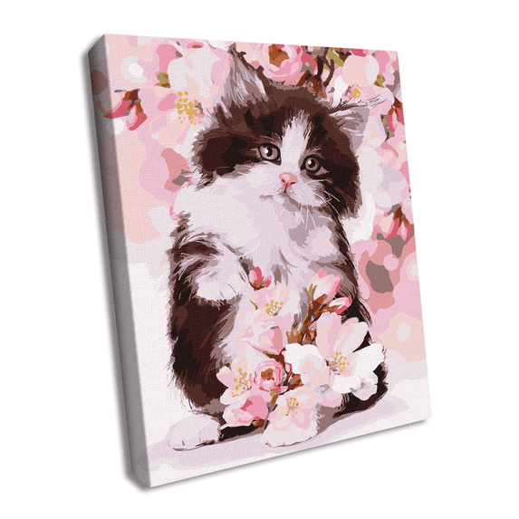 Painting by Numbers kit Fluffy kitten KHO4383