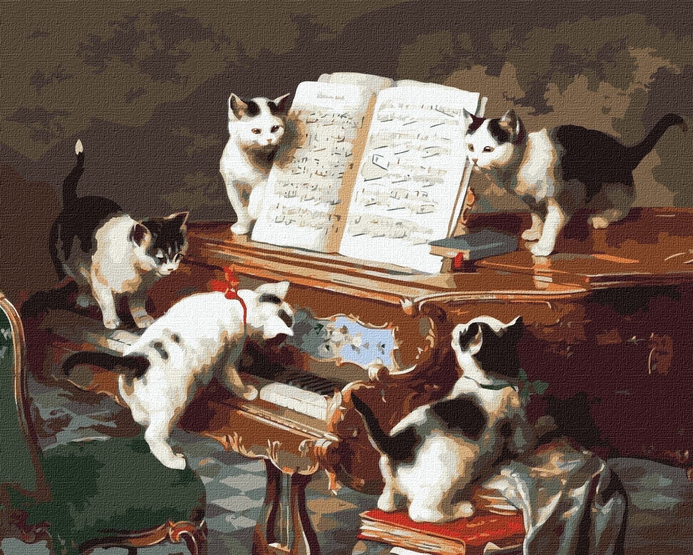 Painting by Numbers kit Music pause KHO4343