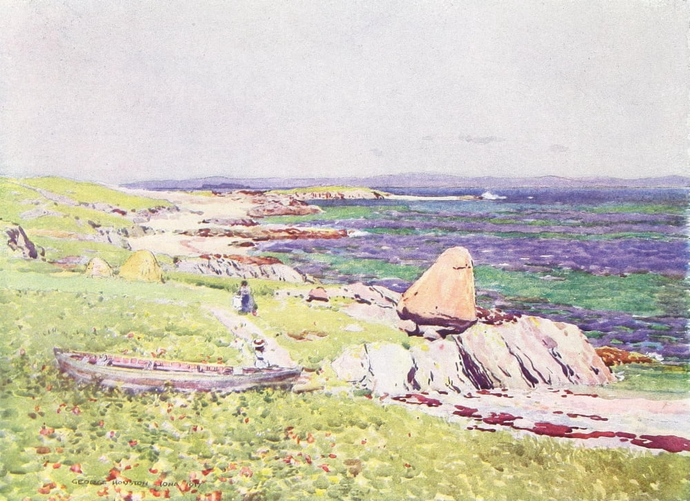 Painting in Water-colours 1918 Iona Canvas Art - George Houston (18 x 24)