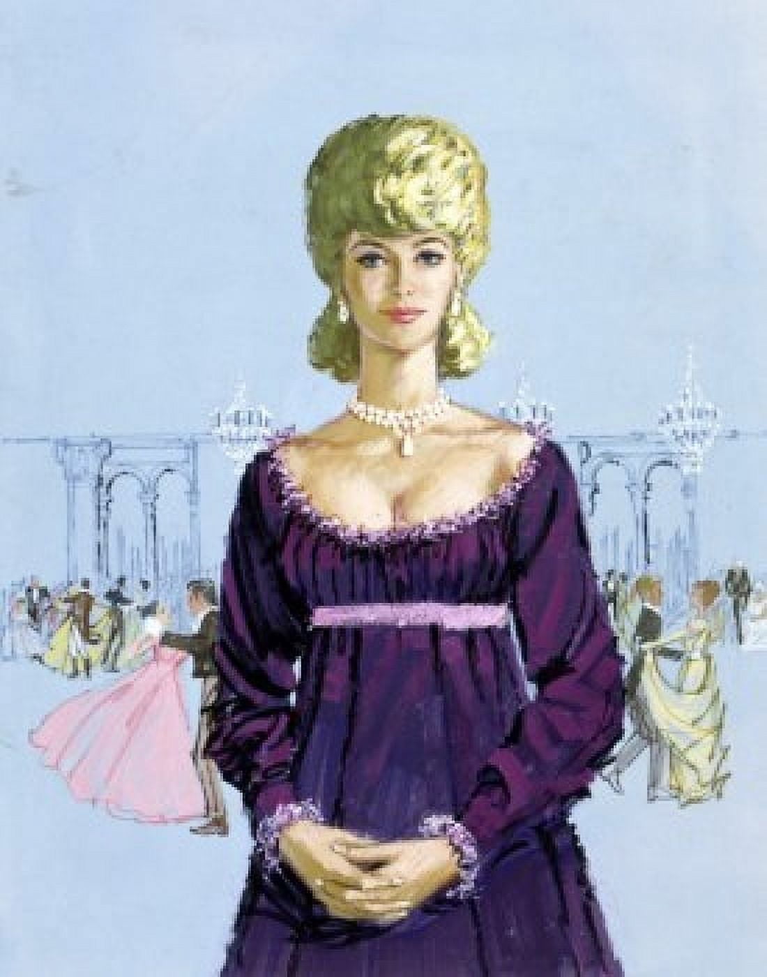 Painting of elegant woman Canvas Art - (18 x 24)