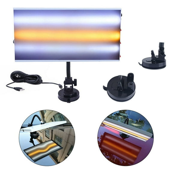 Paintless Dent Removal Repair LED Light,3 Strips PDR Line Board Lamp Tool Kit for Car Body Dent Removal Testing
