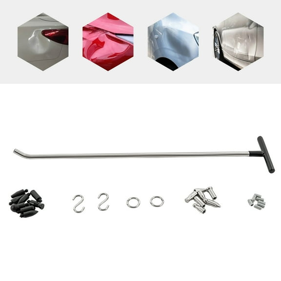 Paintless Dent Removal Rods,20pcs a Set Tools Dent Removal Rod Kit, Dent Repair Rods For Repairing Car Dents, Door Dings