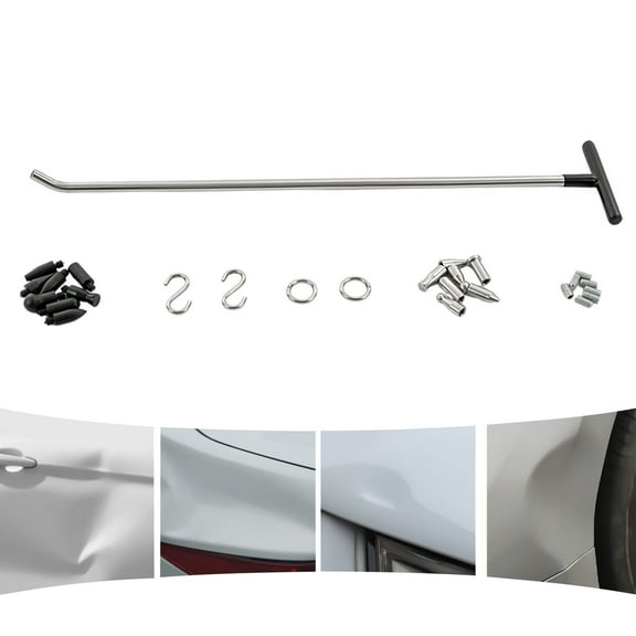 Paintless Dent Removal Rods, Dent Repair Rods 20pcs a Set Tools Dent Removal Rod Kit,For Repairing Car Dents, Door Dings