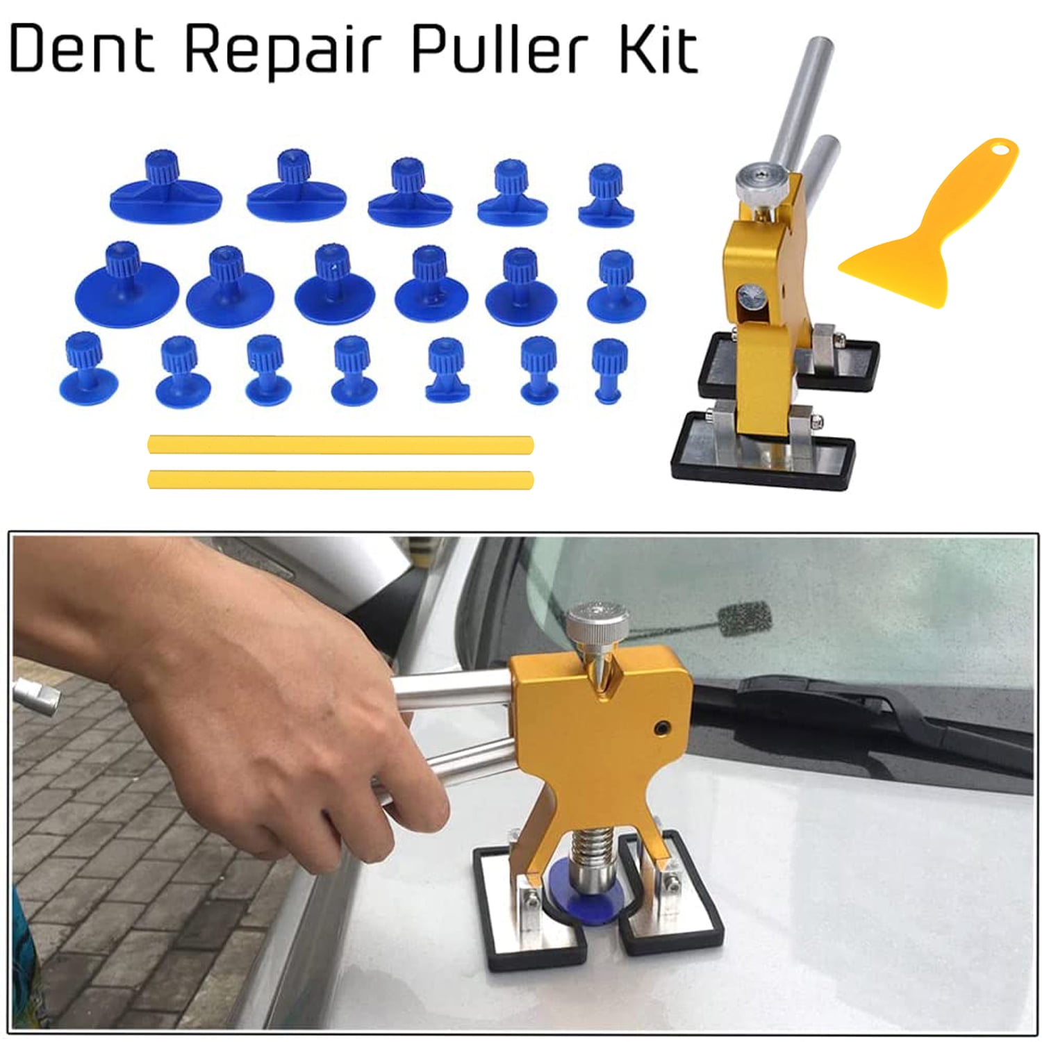 BENTISM 52PCS Dent Puller Auto Body Dent Repair Kit, MPT-YK0460