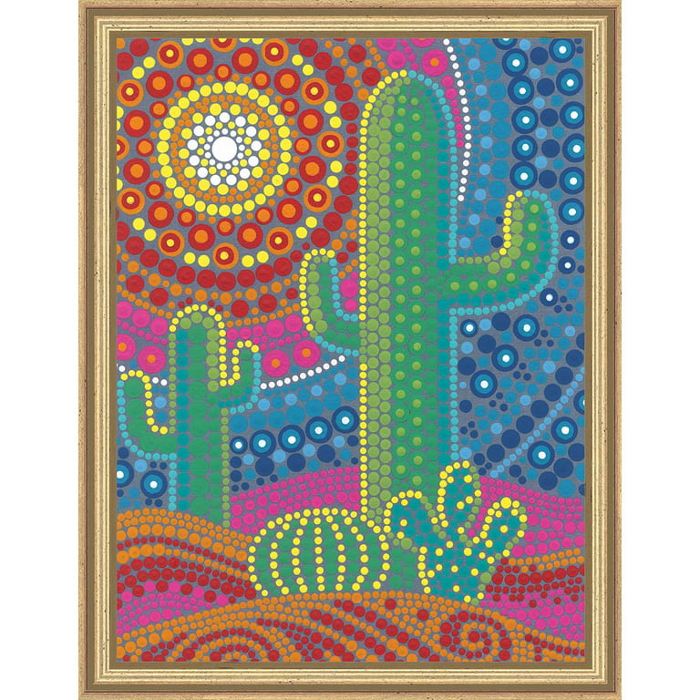 free Paint by numbers cactus  Numbers for kids, Paint by number