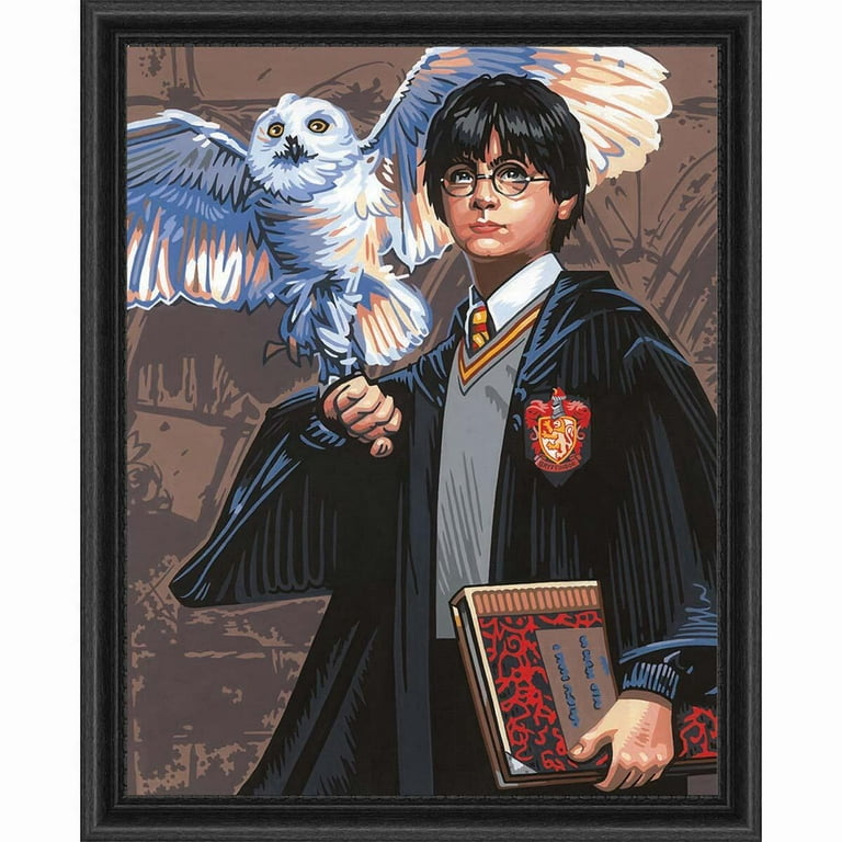 Paint Works Paint by Number Kit 11 inch X14 inch Harry and Hedwig