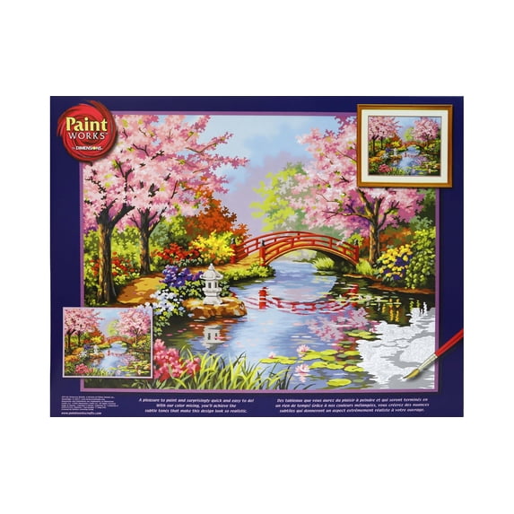 Paintworks Paint By Number 20x16" Japanese Garden