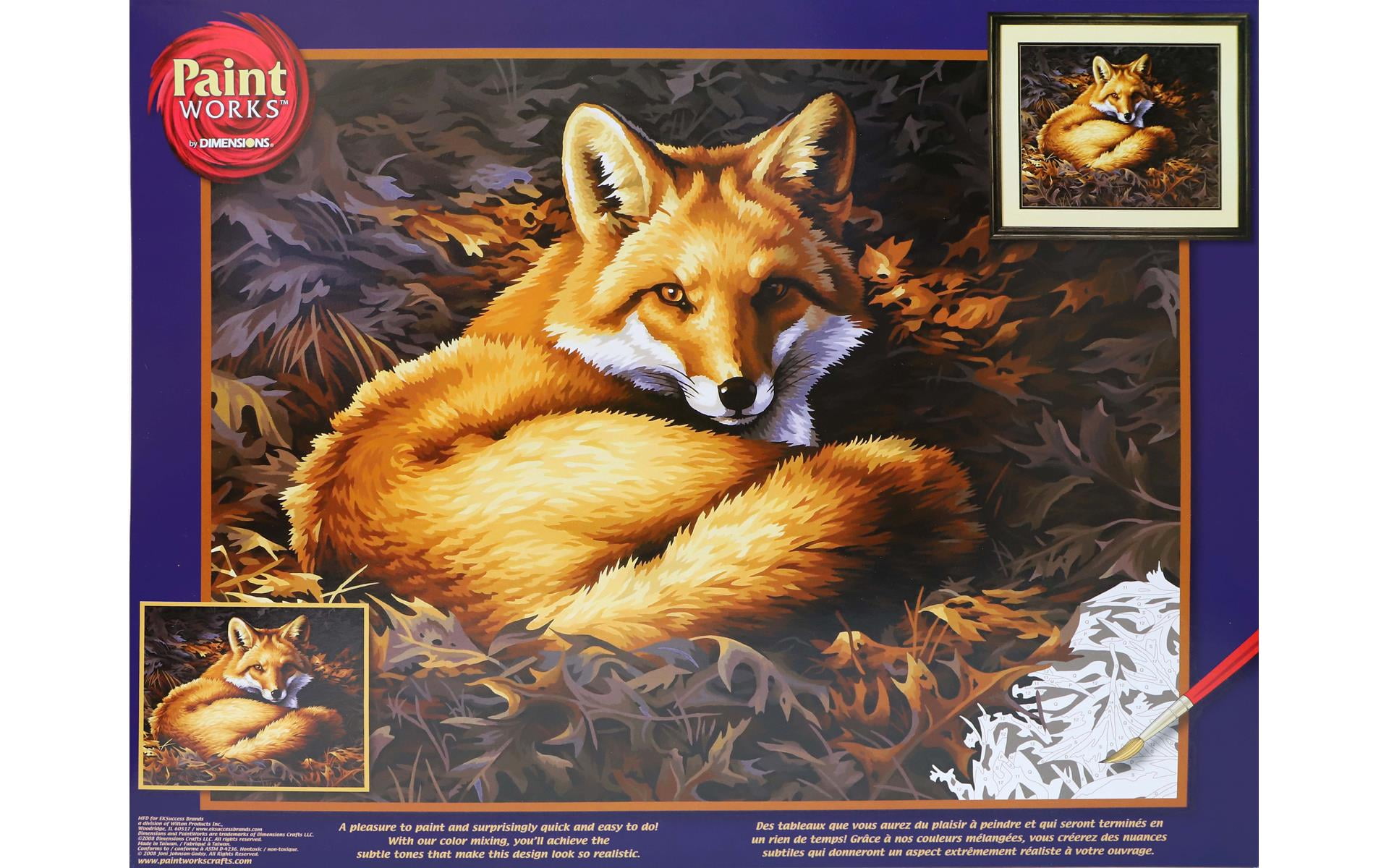 Paintworks Paint By Number 20x16 Sunlit Fox