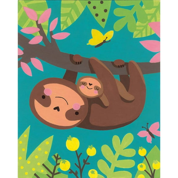 Paintworks Paint By Number 8x10 Sloth & Baby