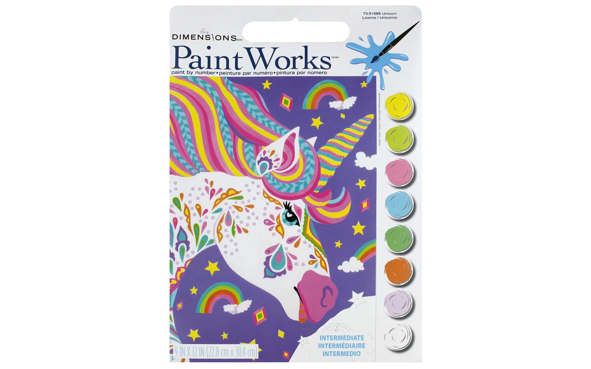 Paintworks Paint By Number 9x12 Unicorn 