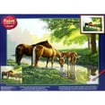 thumbnail image 1 of Paintworks Paint By Number Horses By A Stream, 1 of 2