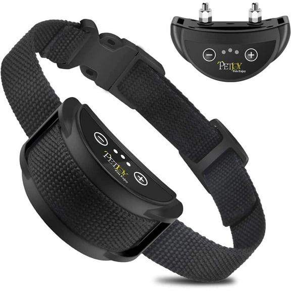 Paipaitek Dog Bark Collar,Automatic Shock & Beep,Waterproof & Rechargeable,For Small to Large Dogs,Black