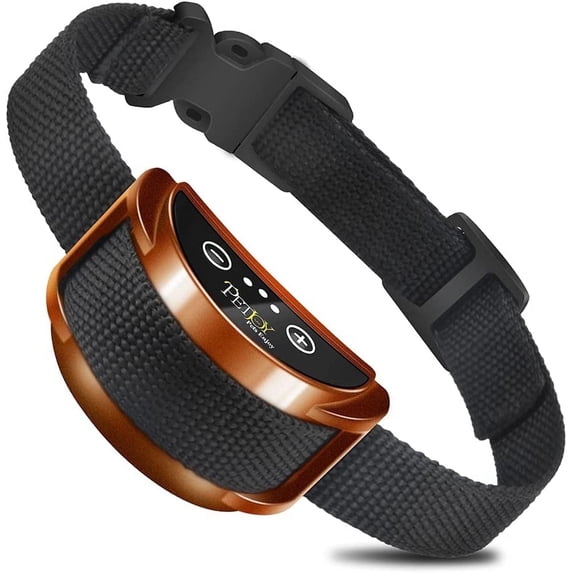 Paipaitek Dog Bark Collar,Automatic Shock & Beep,Waterproof & Rechargeable,For Small to Large Dogs,Black