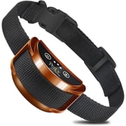 Paipaitek Dog Bark Collar,Automatic Shock & Beep,Waterproof & Rechargeable,For Small to Large Dogs,Black
