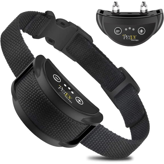 Paipaitek Dog Bark Collar,Automatic Shock & Beep,Waterproof & Rechargeable,For Small to Large Dogs,Black