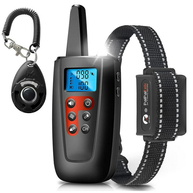 Paipaitek No Shock Dog Training Collar, Adjustable Control, 3300ft