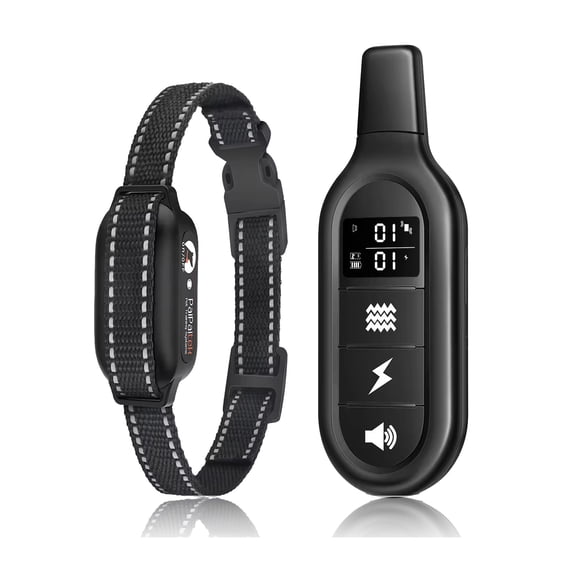 Paipaitek Dog Training Collar with Remote, Dog Shock Collar with Security Lock & 3 Modes, 3300FT Range, IPX7 Waterproof, 180-Day Long Battery, For Small Medium Large Dogs