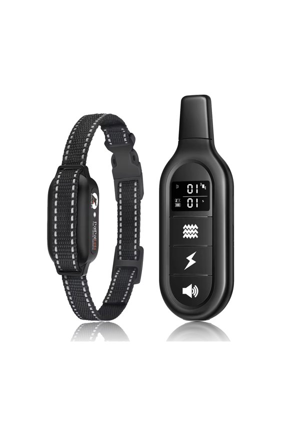 Dog Training Collar with Remote, Dog Shock Collar with Security Lock & 3 Modes, 3300FT Range, IPX7 Waterproof, 180-Day Long Battery, For Small Medium Large Dogs