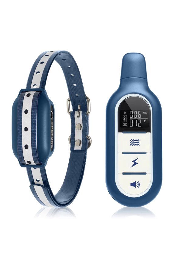 Dog Training Collar with Remote, Dog Shock Collar with Security Lock & 3 Modes, 3300FT Range, IPX7 Waterproof, 180-Day Long Battery, For Small Medium Large Dogs,Blue