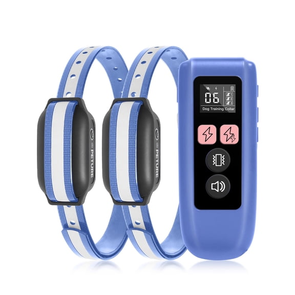 Paipaitek Dog Training Collar for 2 Dogs (10120lbs), 3300ft Remote, Beep/Vibration/Shock, IPX7 Waterproof