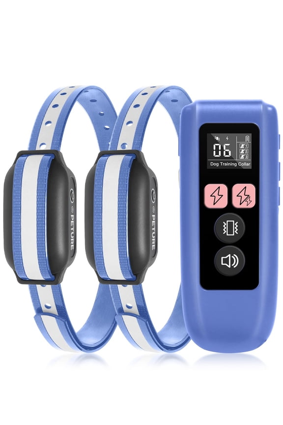 Dog Training Collar for 2 Dogs (10120lbs), 3300ft Remote, Beep/Vibration/Shock, IPX7 Waterproof