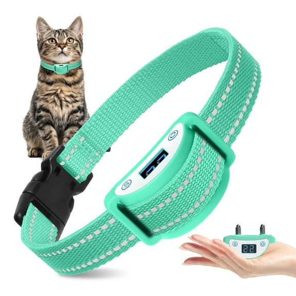 Paipaitek Mini Cat Shock Collar with Beep, Vibration & Safe Shock