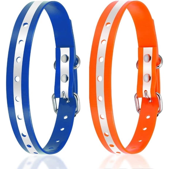 Paipaitek Shock Collar Replacement Strap, Reflective Adjustable Dog Replacement Collars Straps for remote trainer for dogs Sportdog shock collar Replacement shock collar strap