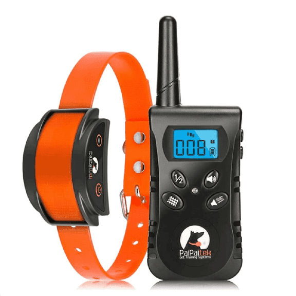 PaiPaitek Dog Training Collar, No Shock, Vibrating, Beep, 1500ft Remote, Waterproof