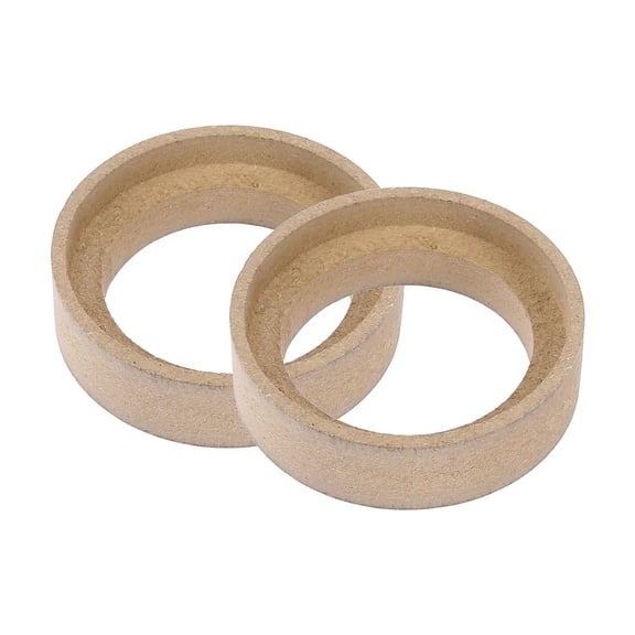 Pair 1.2 Inch Car Beige Speaker Ring Speaker Brackets Mounting Spacer Recess Bezel 50mm ID