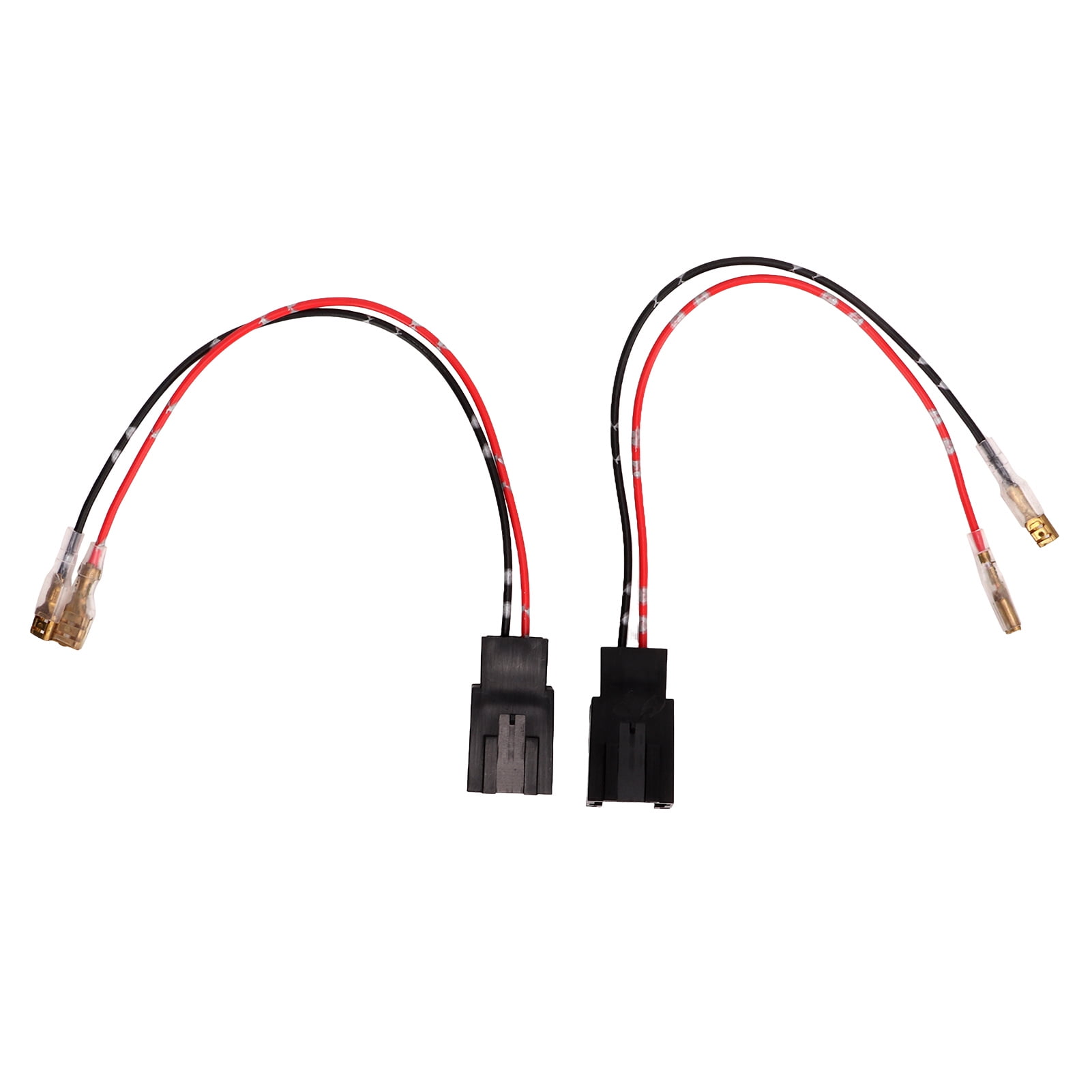 Pair 12V 3A 10W Car Door Speaker Wiring Harness Adapter with Plug