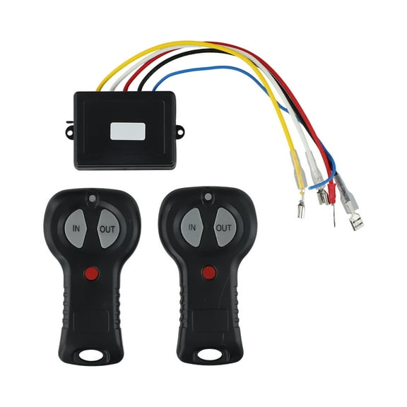 Pair 12V Wireless Winch Remote Control Controller Kit for Car Truck