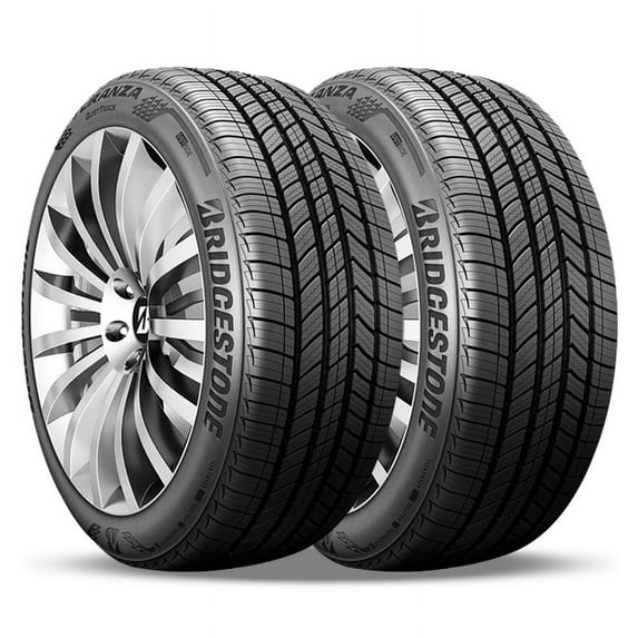 Pair of 2 Bridgestone Turanza QuietTrack 205/65R16 95H 800AA Tires 80K Mileage Warranty BR004321 / 205/65/16 / 2056516 Fits: 2016-21 Chevrolet Malibu L, 2013-17 Honda Accord LX