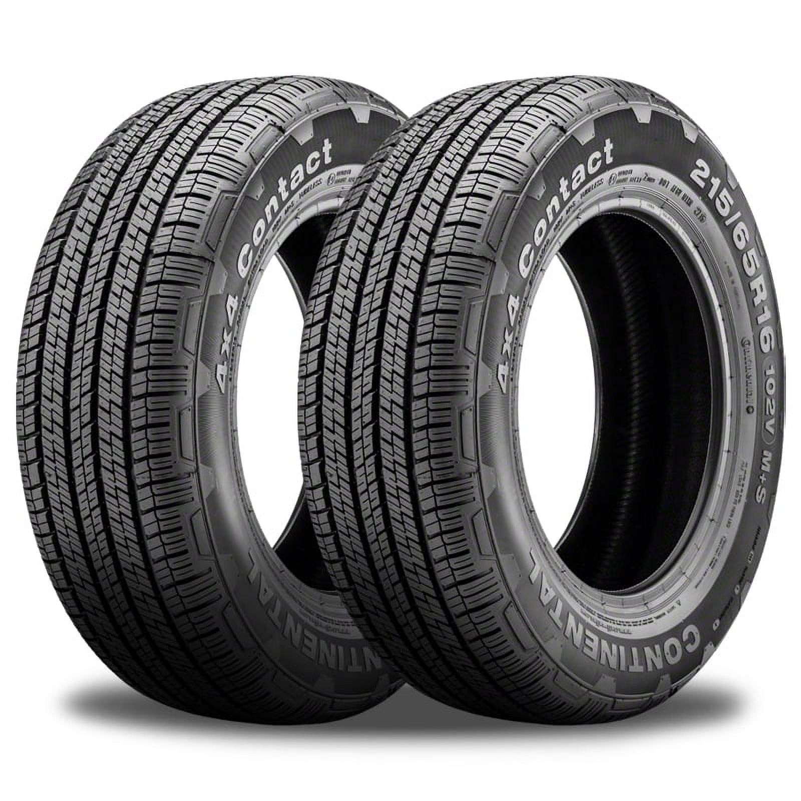 Pair of 2 Continental 4x4 Contact 235/50R19 99H All Season Touring