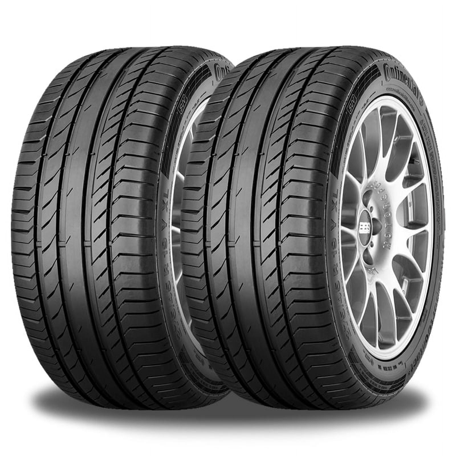 Pair of 2 Continental ContiSportContact 5 225/40R19 89Y Max