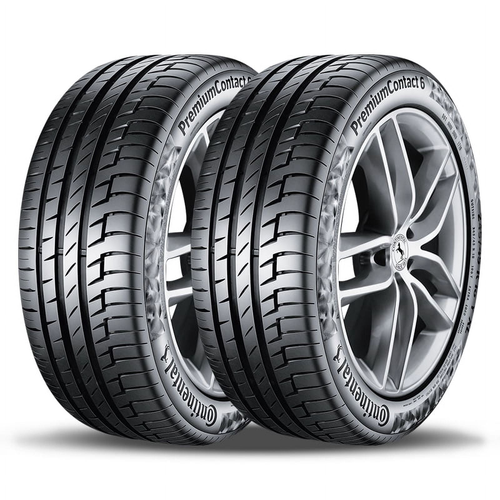 Pair of 2 Continental PremiumContact 6 255/40R22 103V Tires 3112260000 / 255/40/22 / 2554022 Fits: 2019 Jaguar I-Pace First Edition, 2020 Jaguar I-Pace HSE