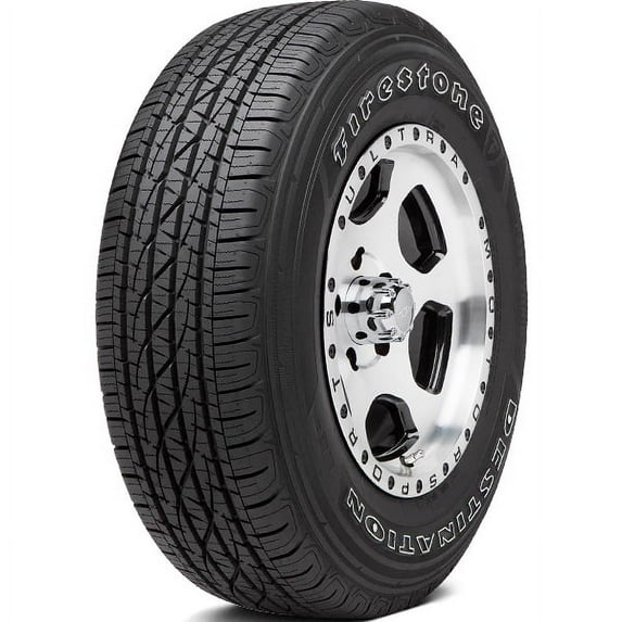 Pair of 2 Firestone Destination LE-2 P255/70R17 110T OWL Truck All Season 60K Mile Tires FS 136043 / 255/70/17 / 2557017 Fits: 2014-18 Chevrolet Silverado 1500 WT, 2014-18 GMC Sierra 1500 SLE