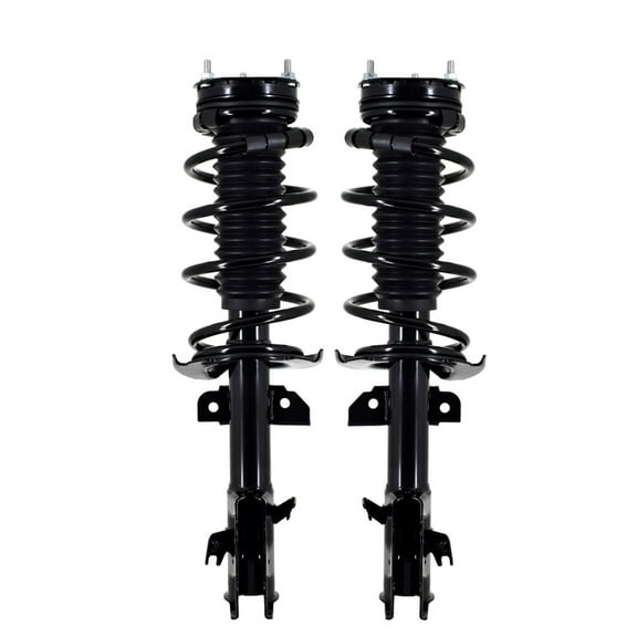 Pair 2 Front L-R Quick Complete Strut-Coil Spring Assembly For 2011-2014 Mazda 2