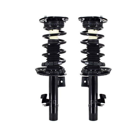 Pair 2 Front Left-Right Quick Complete Strut-Coil Spring For 2015-2019 Volvo V60