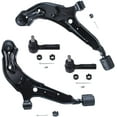 thumbnail image 1 of Pair (2) Front Lower Control Arm w/Ball Joint Set & (2) Front Outer Tie Rod Ends for 98-01 Nissan Altima, 1 of 6