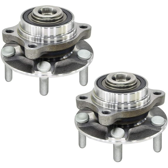 Pair 2 Front Wheel Hub and Bearing Assembly for 2004-2006 Infiniti G35 RWD Models, Sedan or Coupe/ 2003-2008 Nissan 350Z/ 2009 Nissan 350Z Convertible