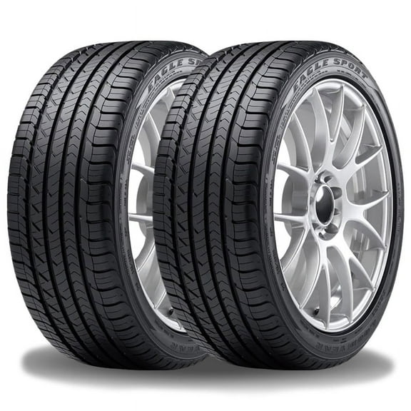 Pair of 2 Goodyear Eagle Sport All Season 205/55R16 91V Performance 50K Mile M+S Tires 109907366 / 205/55/16 / 2055516 Fits: 2012-13 Honda Civic EX-L, 2014-15 Honda Civic EX