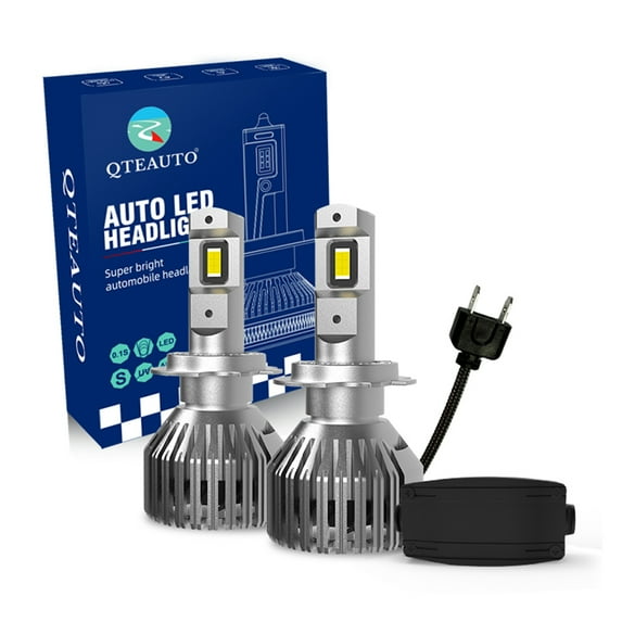 Pair of 2 H7 LED Bulb Super Bright High Beam 96W, Voltage 12V, Color Temperature 6000K, Lifespan 30,000 hours, Waterproof rate IP68, Operating Temperature -15c~105c For 2002 2003 Audi S6