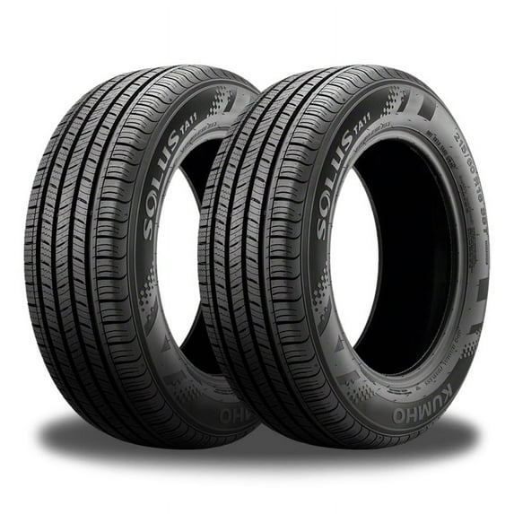 Pair of 2 Kumho Solus TA11 185/70R13 86T All Season Touring Tires w/75000 Mile Warranty 2182583 / 185/70/13 / 1857013 Fits: 1992 Toyota Corolla SR5 All Trac, 1991 Toyota Corolla DLX All Trac